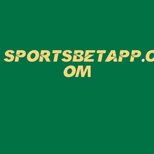 Logo da SPORTSBETAPP